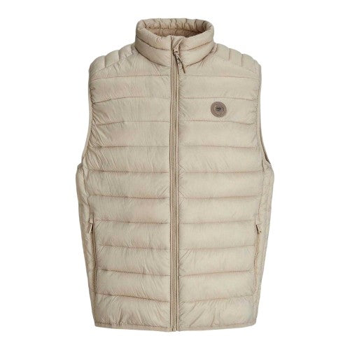 Front - Jack And Jones Mens Puffer Gilet