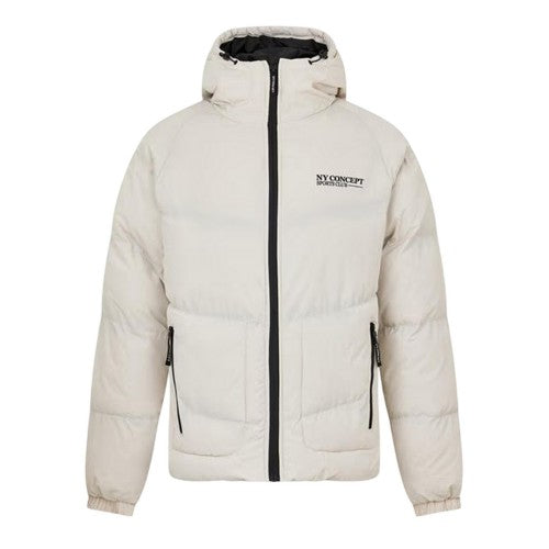 Front - NY Concept Mens Full Zip Puffer Jacket