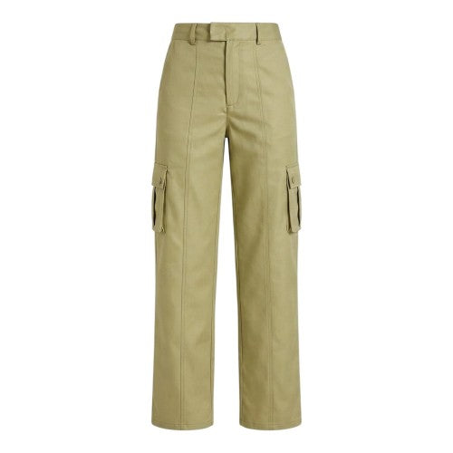 Front - Missy Empire Womens/Ladies High Rise Cargo Trousers