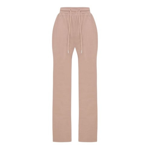 Front - I Saw It First Womens/Ladies Ribbed Wide Leg Sweatpants