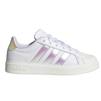 Front - Adidas Childrens/Kids Streetalk Iridescent Low Trainers