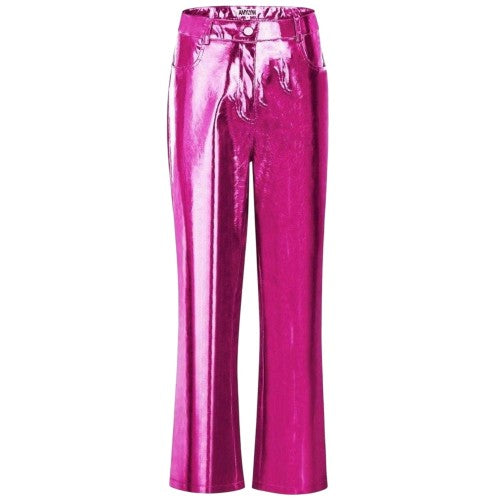 Front - AmyLynn Womens/Ladies Lupe Metallic Trousers
