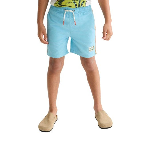 Front - Scotch Boys Side Stripe Swim Shorts