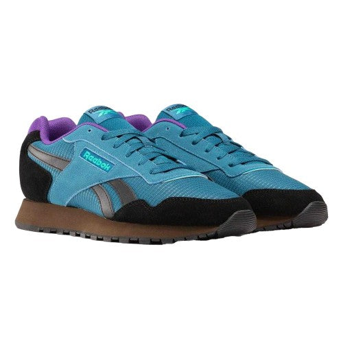 Front - Reebok Mens Glide Suede Trainers
