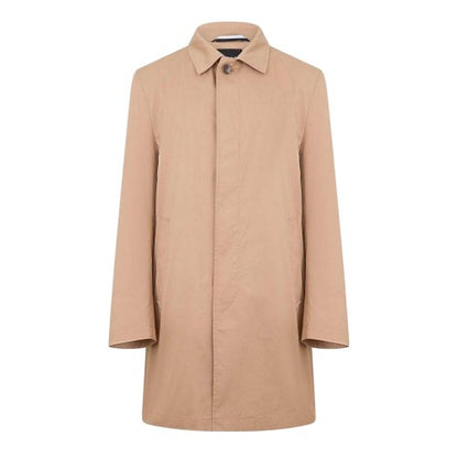 Front - Boss Mens P-Jared Point Collar Overcoat