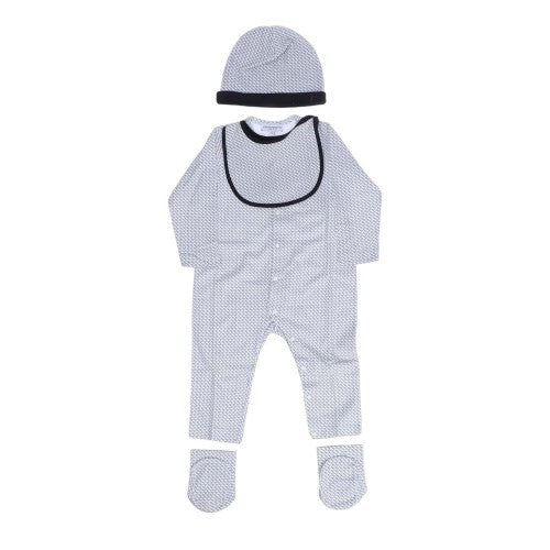 Front - Emporio Armani Baby EA7 Romper Set