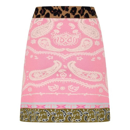 Front - Never Fully Dressed Womens/Ladies Bandana Knitted Mini Skirt