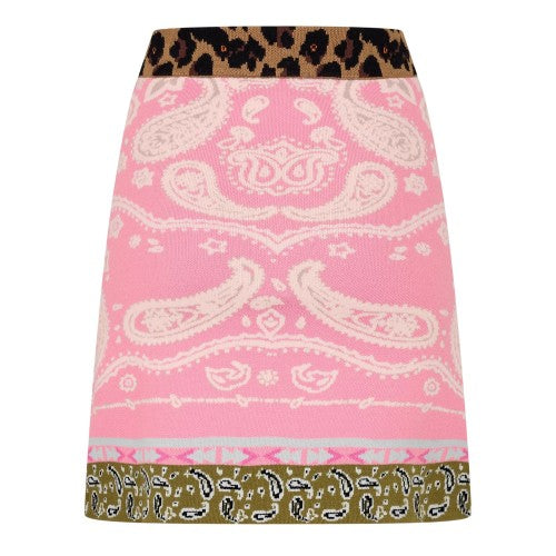 Front - Never Fully Dressed Womens/Ladies Bandana Knitted Mini Skirt