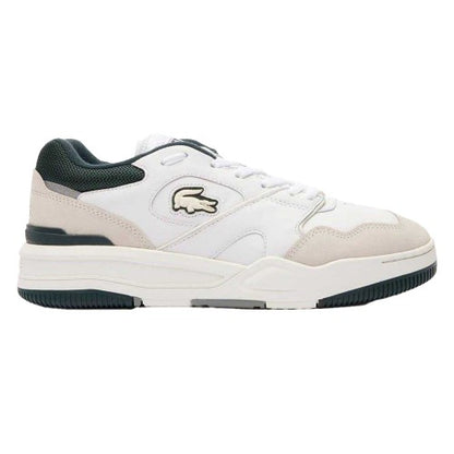 Front - Lacoste Mens Lineshot Leather Non Marking Trainers