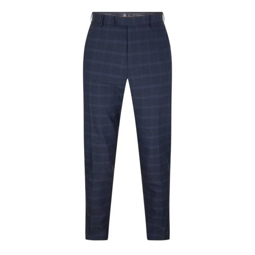 Front - Ted Baker Mens Plaid Regular Trousers