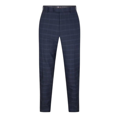 Front - Ted Baker Mens Plaid Regular Trousers