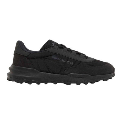 Front - Lacoste Mens Elite Actevo Suede Trainers