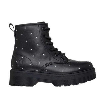 Front - Skechers Childrens/Kids Leather Heeled Ankle Boots