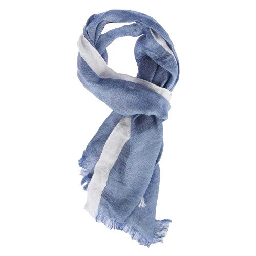 Front - Boss Mens Alvar Stripe Scarf