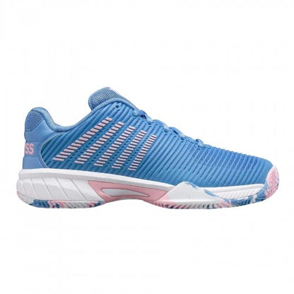 Front - K-Swiss Girls Hypercourt Express 2 Rubber Tennis Shoes