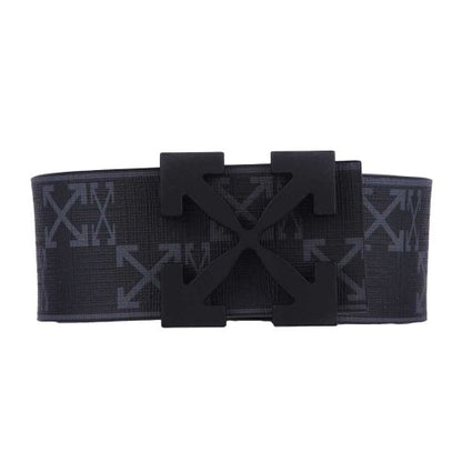 Front - Off White Mens Monogram Leather Belt