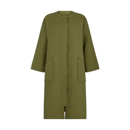 Front - Raffya Womens/Ladies Heidi Quilted Trench Coat