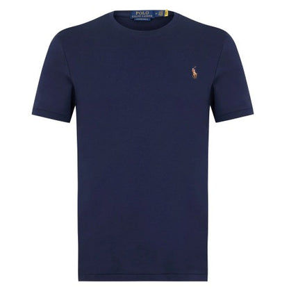Front - Mens Pima Plain Slim T-Shirt