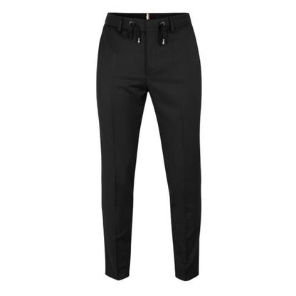 Front - Boss Mens H-Genius Straight Leg Trousers