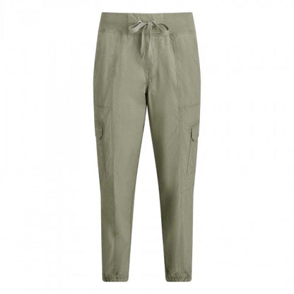 Front - DKNY Womens/Ladies Drawstring Waist Cargo Jogging Bottoms