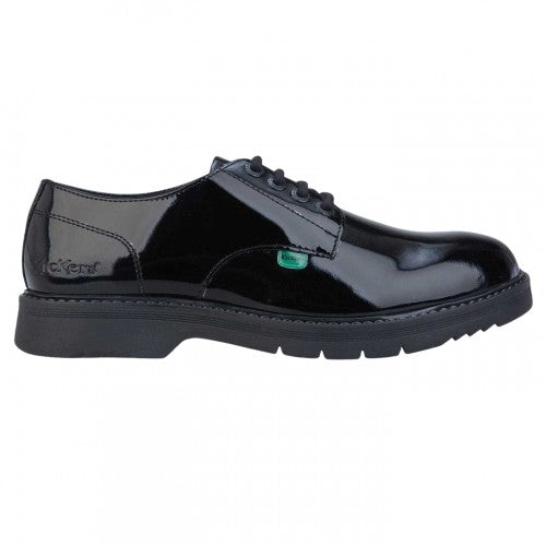 Front - Kickers Womens/Ladies Finley Patent Leather Shoes