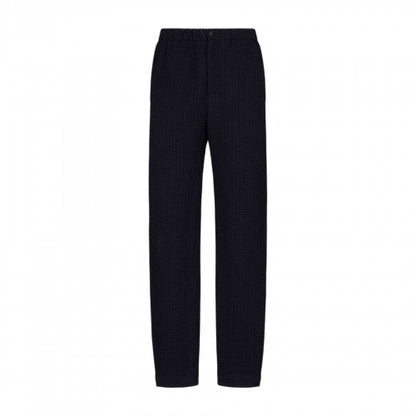 Front - Emporio Armani EA7 Mens Wool Blend Regular Trousers