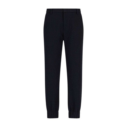 Front - Emporio Armani EA7 Mens Polyester Blend Tonal Trousers