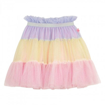 Front - Billieblush Girls Rainbow Tulle Skirt