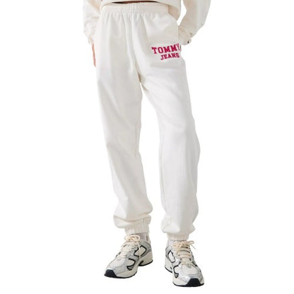 Front - Tommy Jeans Womens/Ladies Varsity Regular Joggers