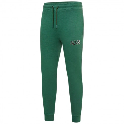 Front - Societe Noir Mens Lettering Joggers