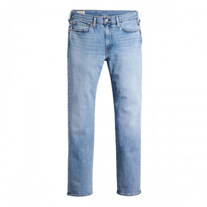 Front - Levis Mens 514 Left Alone Leather Patch Straight Leg Jeans