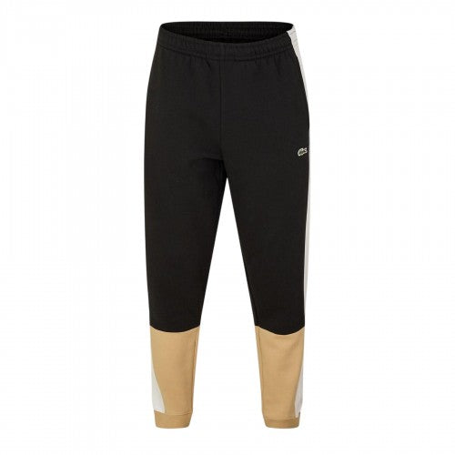 Front - Lacoste Mens Colour Block Slim Joggers