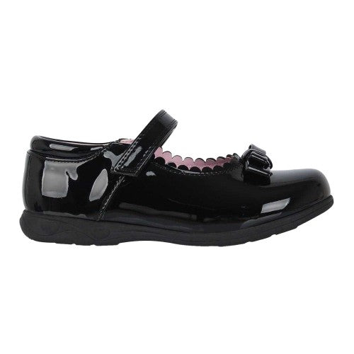 Front - Miso Childrens/Kids Scalloped Edge Flat Ballet Shoes