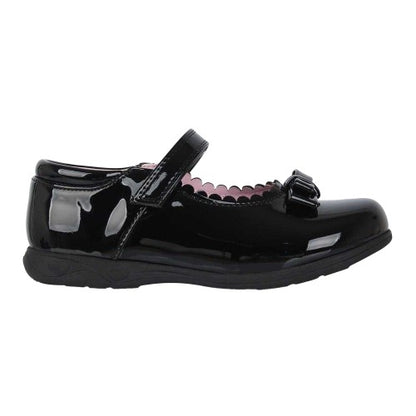 Front - Miso Childrens/Kids Scalloped Edge Flat Ballet Shoes