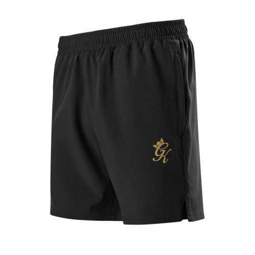 Front - Gym King Mens Logo Running Shorts
