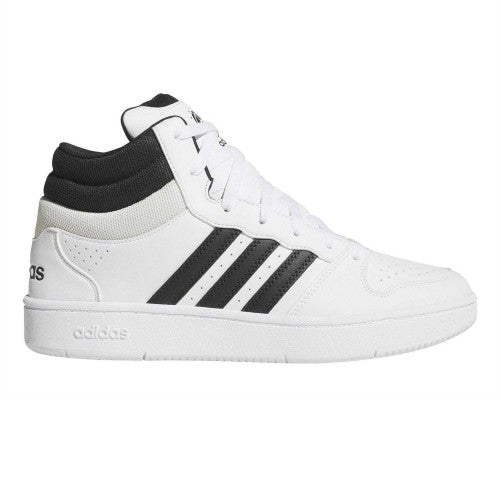 Front - Adidas Mens Hoops Mid Classic Cupsole Basketball Shoes