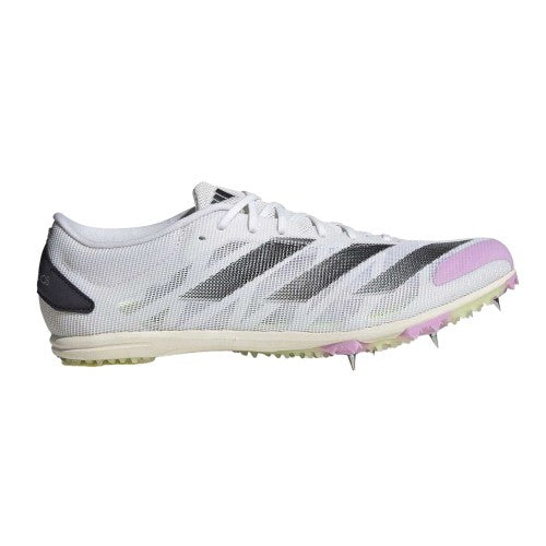 Front - Adidas Mens Adizero 3 Stripes Running Trainers