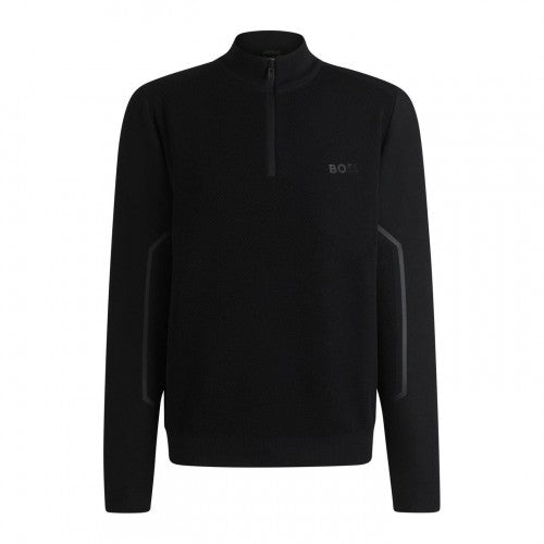 Front - Boss Mens Zhine Regular Long-Sleeved Jumper