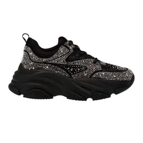 Front - Steve Madden Womens/Ladies Privy Embellished Trainers