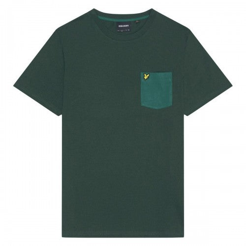 Front - Lyle & Scott Mens Tonal Pocket T-Shirt