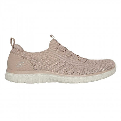 Front - Skechers Womens/Ladies Virtue Knitted Slip-on Trainers