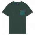 Front - Lyle & Scott Mens Tonal Pocket T-Shirt