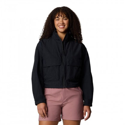 Front - Columbia Womens/Ladies Paracutie Plain Nylon Windbreaker