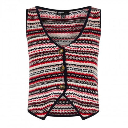 Front - Nobody´s Child Womens/Ladies Fair Isle Waistcoat