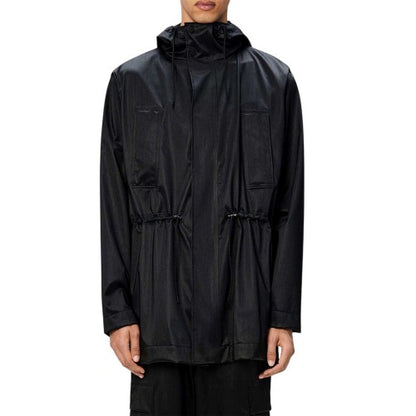 Front - Rains Mens Bold Long Jacket