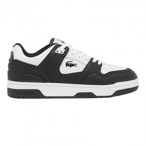 Front - Lacoste Mens Court Cage Leather Trainers
