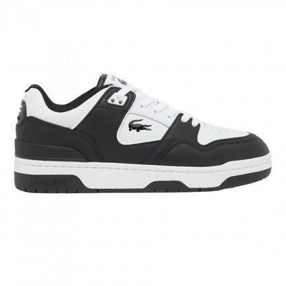 Front - Lacoste Mens Court Cage Leather Trainers