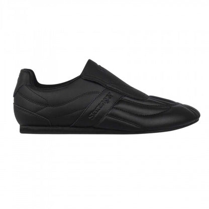 Front - Slazenger Mens Warrior Leather Slip-on Trainers