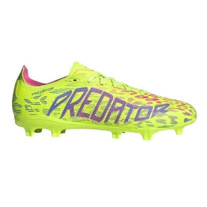 Front - Adidas Mens Predator Graphic Print Lace Up Football Boots