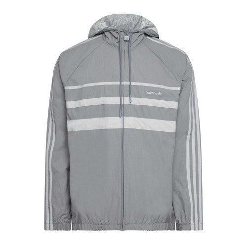 Front - Adidas Mens Originals 3 Stripes Windbreaker